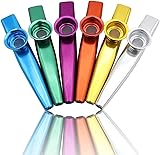 LovesTown Kazoos Musical Instruments,6 PCS Metal