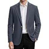 Fesenbo Corduroy Suit Jacket for Men Slim Fit 2 Button Prom Casual Blazer | Vintage Single Breasted Notch Lapel Mens Sport Coat, Party Weeding Easter Homecoming Classic Blazer for Men