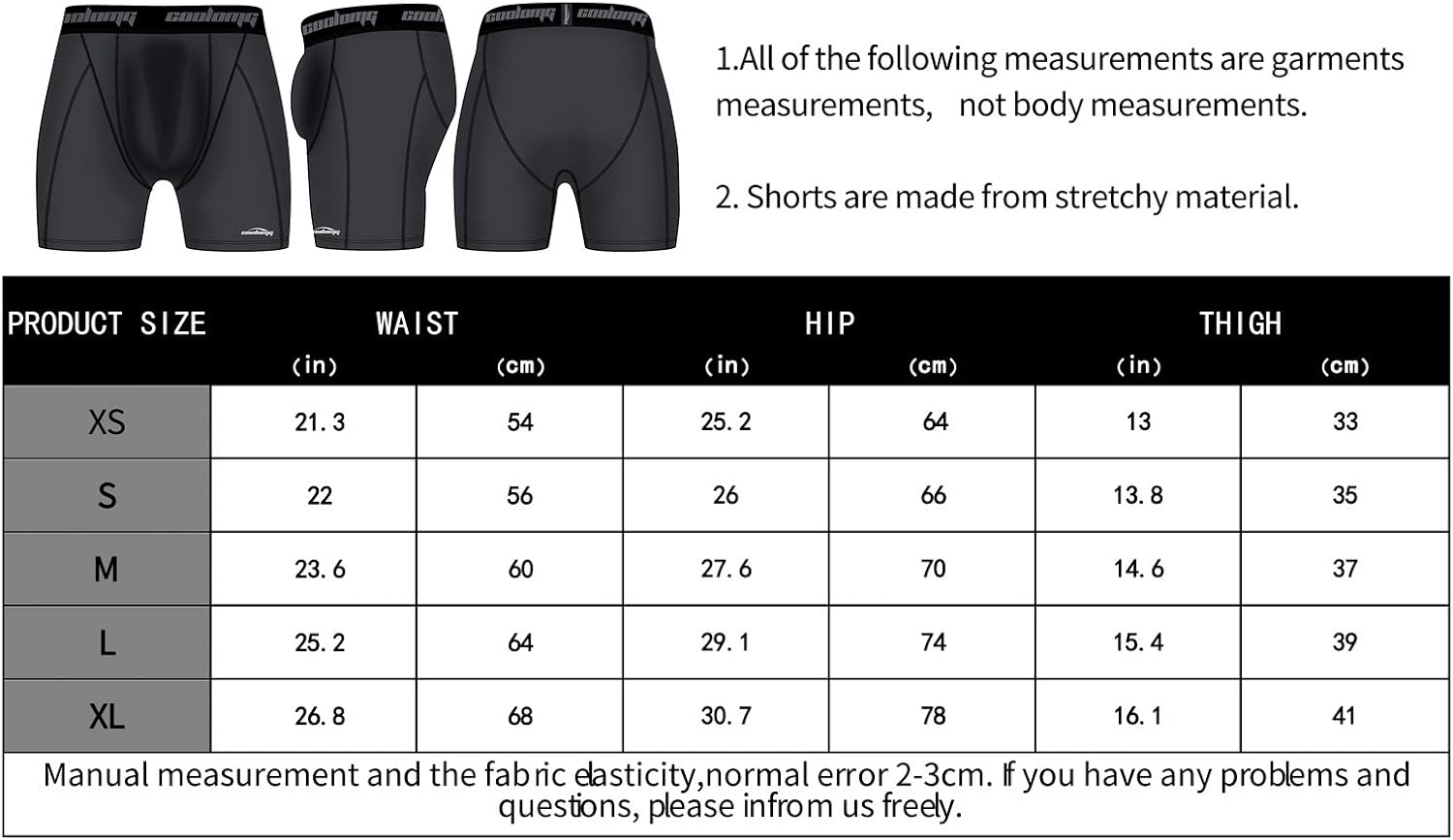 COOLOMG Youth Boys Padded Sliding Shorts with Protective Cup Baseball Football: Clothing