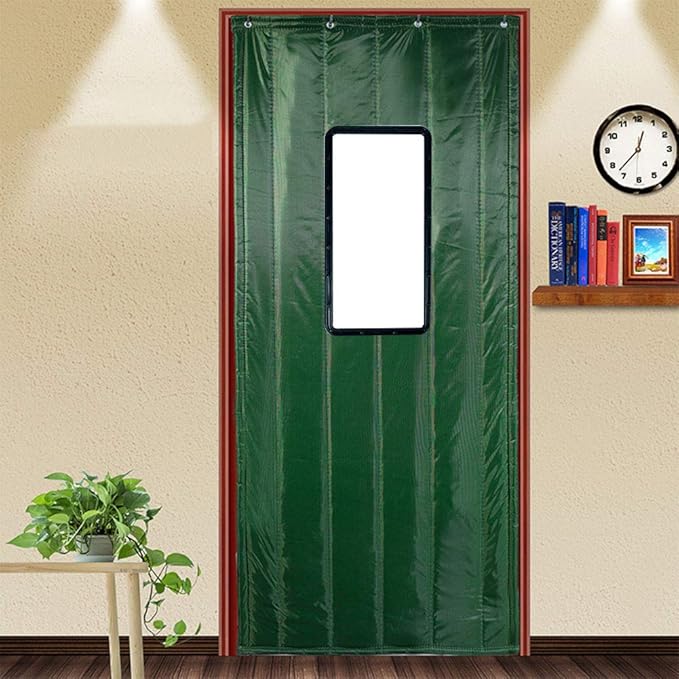 4 Colors Multiple Sizes Customizable Wufeng Door Curtain Thermal