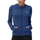 TBMPOY Womens UPF 50+ Sun Protection Hoodie Jackets Light Weight Long Sleeve Shirts Hiking Outdoor Full Zip Tops