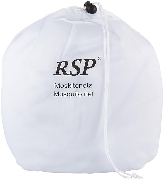 Das NEU noch grössere Moskitonetz Travel XXXL - für Doppelbetten 200x200 cm - das Original von RSP ® 0,6 x 3,0 x 13,5m
