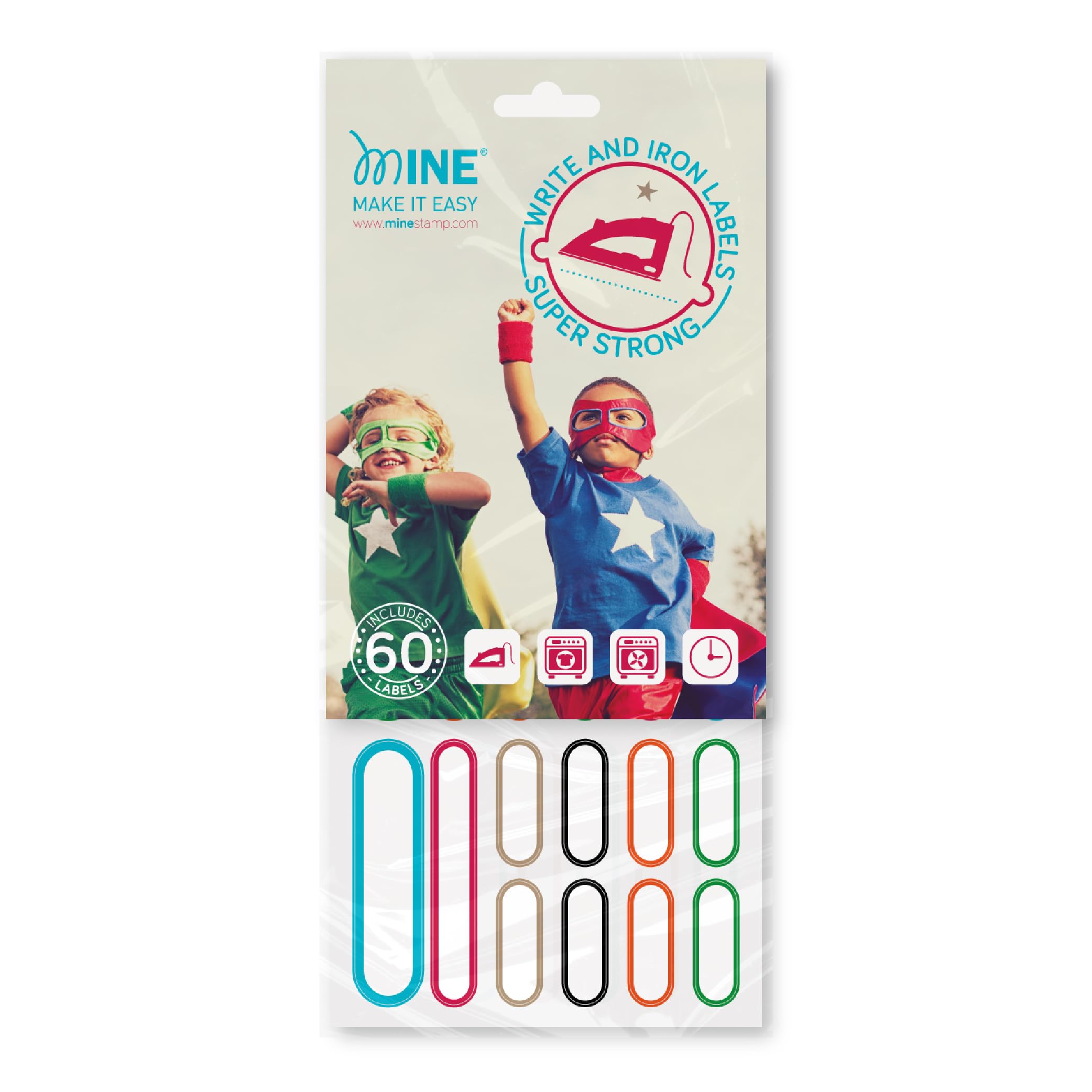 MINE Stamp Thermal Adhesive Labels: Resilient and Durable, Designed for Longevity in Any Environment. Personalize Your Items with Ease!