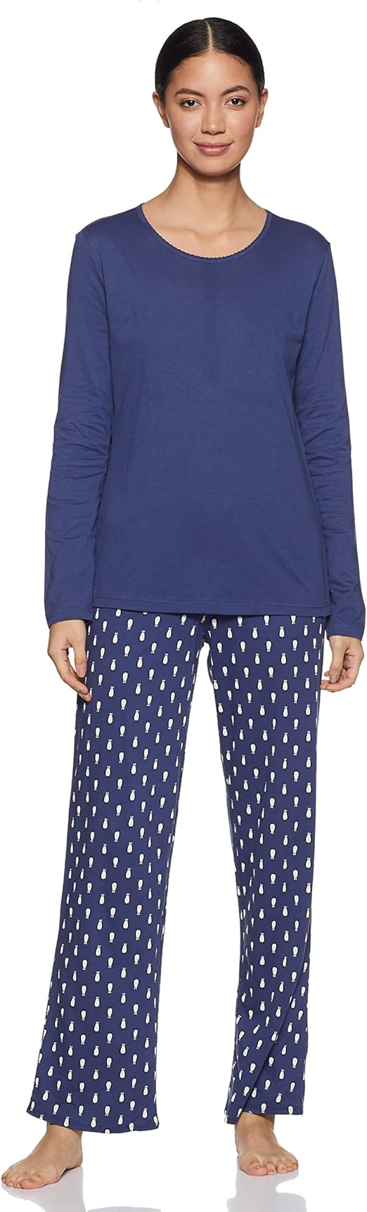 Buy Marks & Spencer Women's Pyjama Pajama Set (T374302X_Blue Mix_810