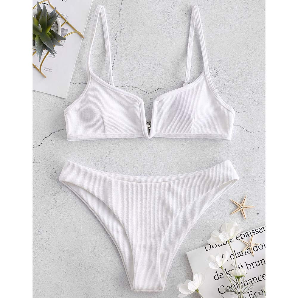 high cut cami bikini set
