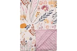 CULCLENDY Baby Blanket, Floral Nursery Bed Blanket, Infant Blanket, Toddler Blanket, Boy Girl Blanket Soft, Crib Blanket, Newborn Blanket
