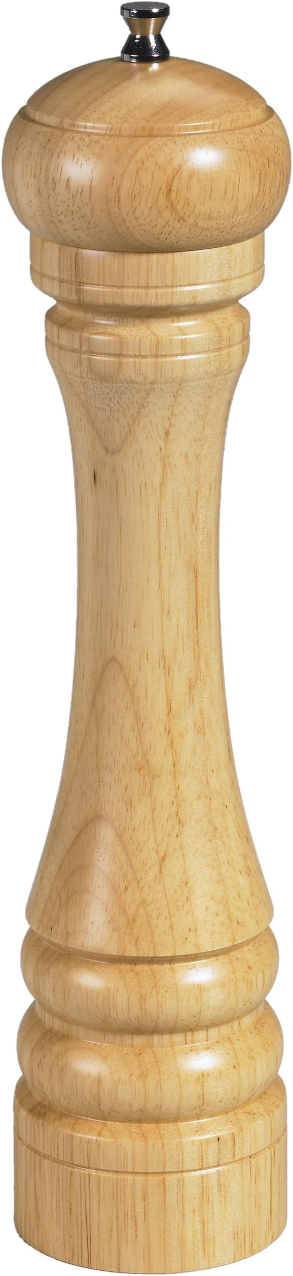 Mr. Dudley 10-Inch Hardwood Peppermill, Natural Finish