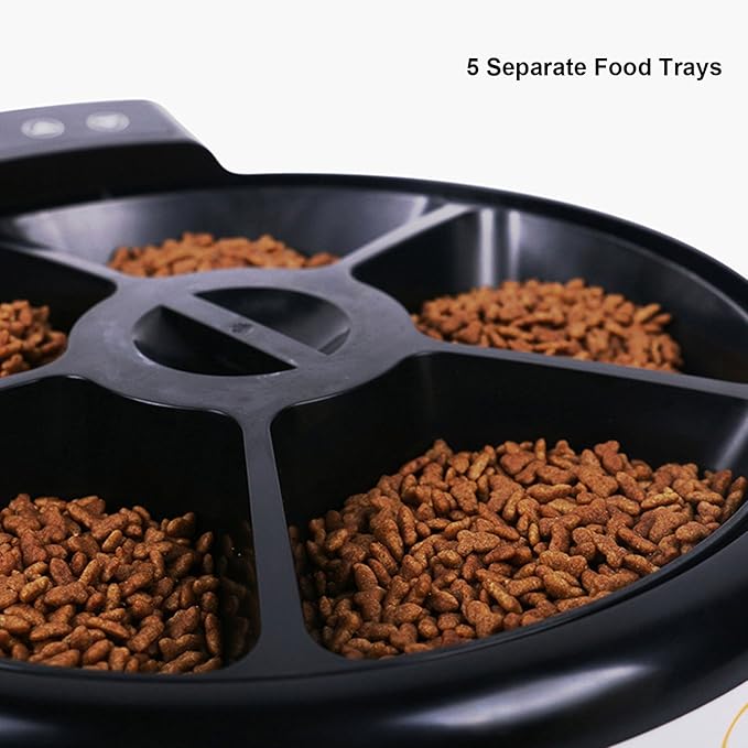 Tdynasty Design Automatic Pet Feeder For Dogs Cats Dry Wet