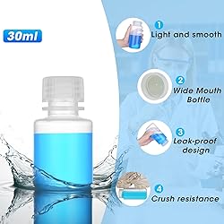 LZHNB 1oz/30ml Plastic Sample Bottles with