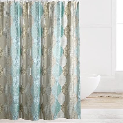 Amazon Com Eforcurtain Novelty Pattern Water Repellent Shower