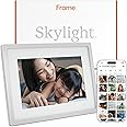 Skylight Digital Picture Frame - WiFi Enabled with Load from Phone Capability, Touch Screen Digital Photo Frame Display - Customizable Gift for Friends and Family - 10 Inch Silver
