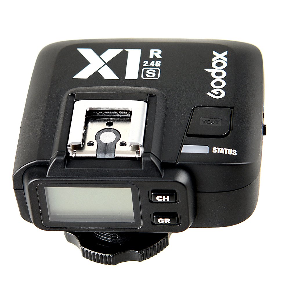GODOX X1R-S 2.4G TTL High Speed Sync Wireless Remote Flash Receiver Compatible for Sony Camera with CONXTRUE USB LED (X1R-S Receiver)