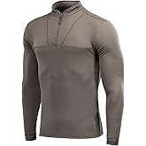 M-Tac Thermal Shirt for Men – Grid Fleece Lined Base Layer Compression Top for Cold Weather ECWCS Delta Level 2
