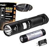 Fenix UC30 960 Lumens Cree XM-L2 LED Rechargeable LED Flashlight w/ 2600mAh 18650, Holster, Built-in USB Charger, Lumen Tactical USB Adapter
