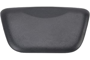 Badafaci Premium Spa Bath Pillow, Soft PU Headrest with Suction Cups, Nonslip Design for Home and Hot Tub Relaxation