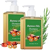 2Pcs Batana Oil Shampoo, Rosemary Oil Shampoo, 100% Batana Oil with Rosemary Extract, Shampoos De Batana Para La Caida Del Cabello, Nourishes and Regenerates for Hair Growth, Suitable for Men & Women