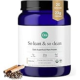 Ora Organic Vegan Protein Powder - 23g Plant-Based Protein Powder for Women and Men | Clean Protein Source, Keto Friendly, Gluten Free, Paleo, Dairy-Free, Soy-Free - Vanilla Chai - 20 Servings