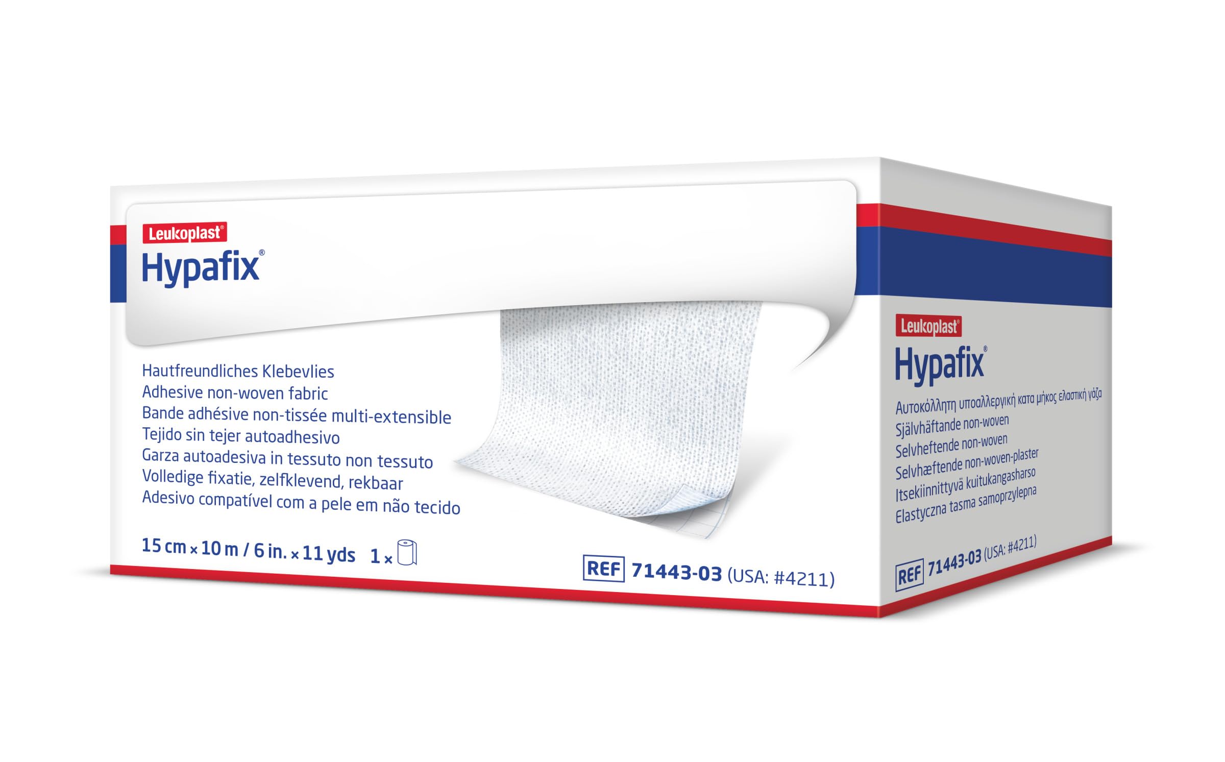 Hypafix Wide-Area Fixation, 15 cm x 10 m, 1 Roll