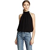 alice + olivia Women's Maris Gathered Halter Top