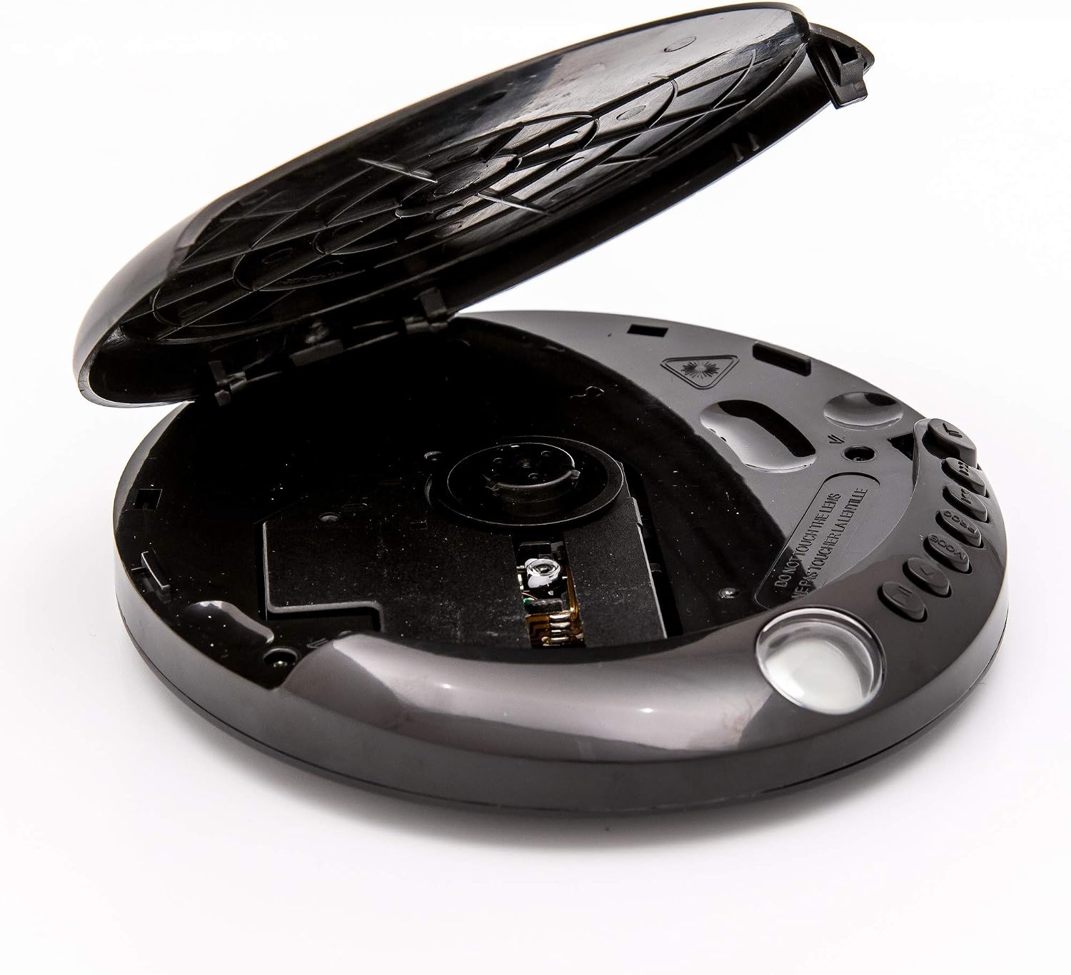 GPO Personal CD Player - 20 Tracks Programmable Memory, LCD Display, Anti-Shock Protection, Earphones Included - Black - Image 3
