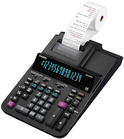 Casio DR-320RE druckender Tischrechner 14-stellig, Digitron-Display