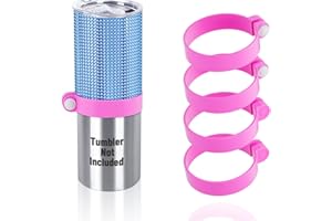 WEFANIFY Bling Rings Rhinestone Alignment Rings Tool With Thumb Screws For Rhinestone 20oz Skinny Tumblers,Honeycomb Method Ring,Adjustable Tumbler Rhinestone Aligner Tool, Rhinestoning Tool, Blinging Tool