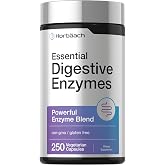 Horb&auml;ach Essential Digestive Enzymes | 250 Capsules | Powerful Enzyme Blend for Men &amp; Women | Non-GMO &amp; Gluten Free Supplement