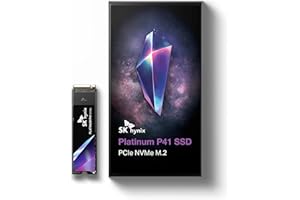 SK hynix Platinum P41 2TB PCIe NVMe Gen4 M.2 2280 Internal Gaming SSD, Up to 7,000MB/S, Compact SSD Form Factor - Solid State Drive with 176-Layer NAND Flash
