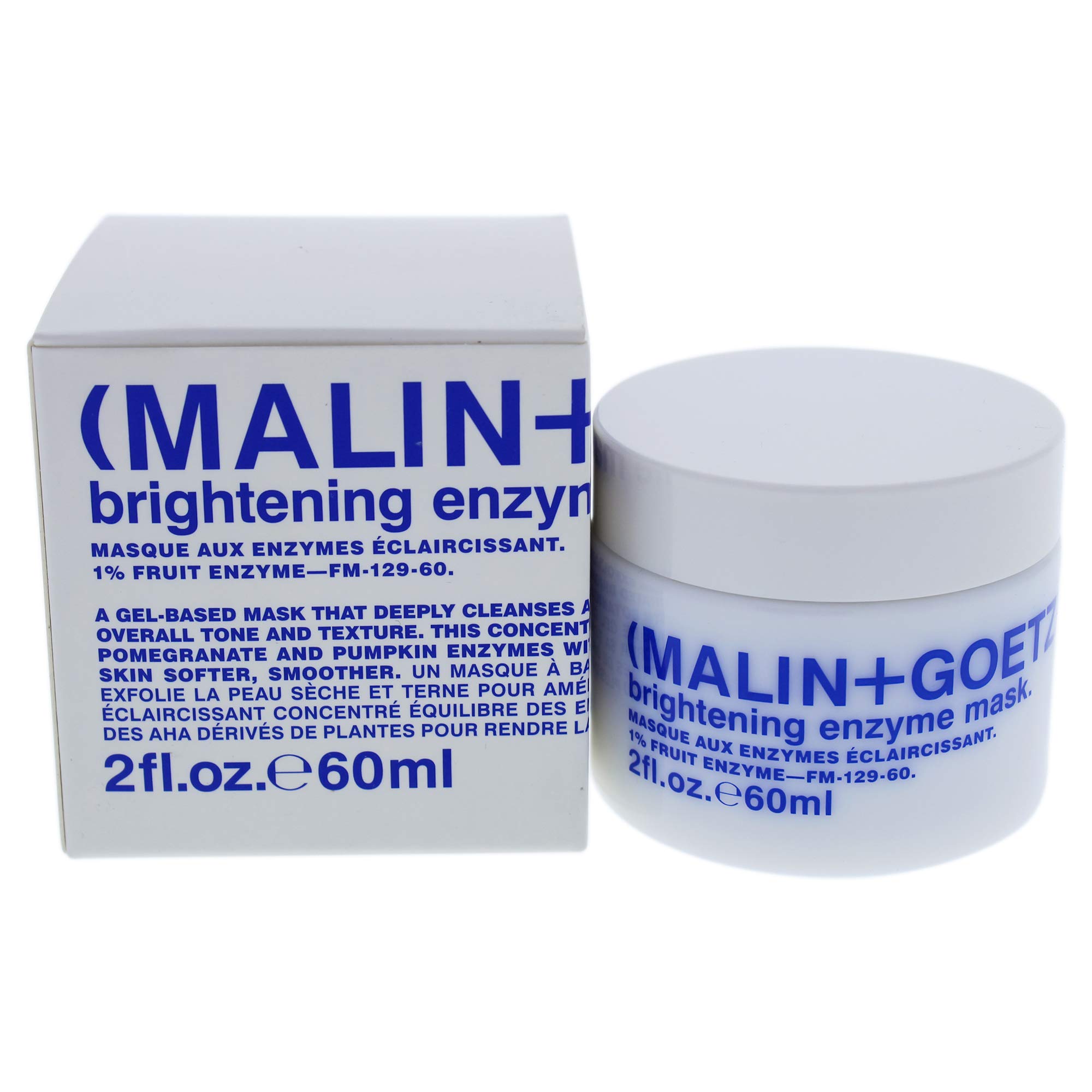 Malin + Goetz Brightening Enzyme Mask For Unisex 2 Oz Mask