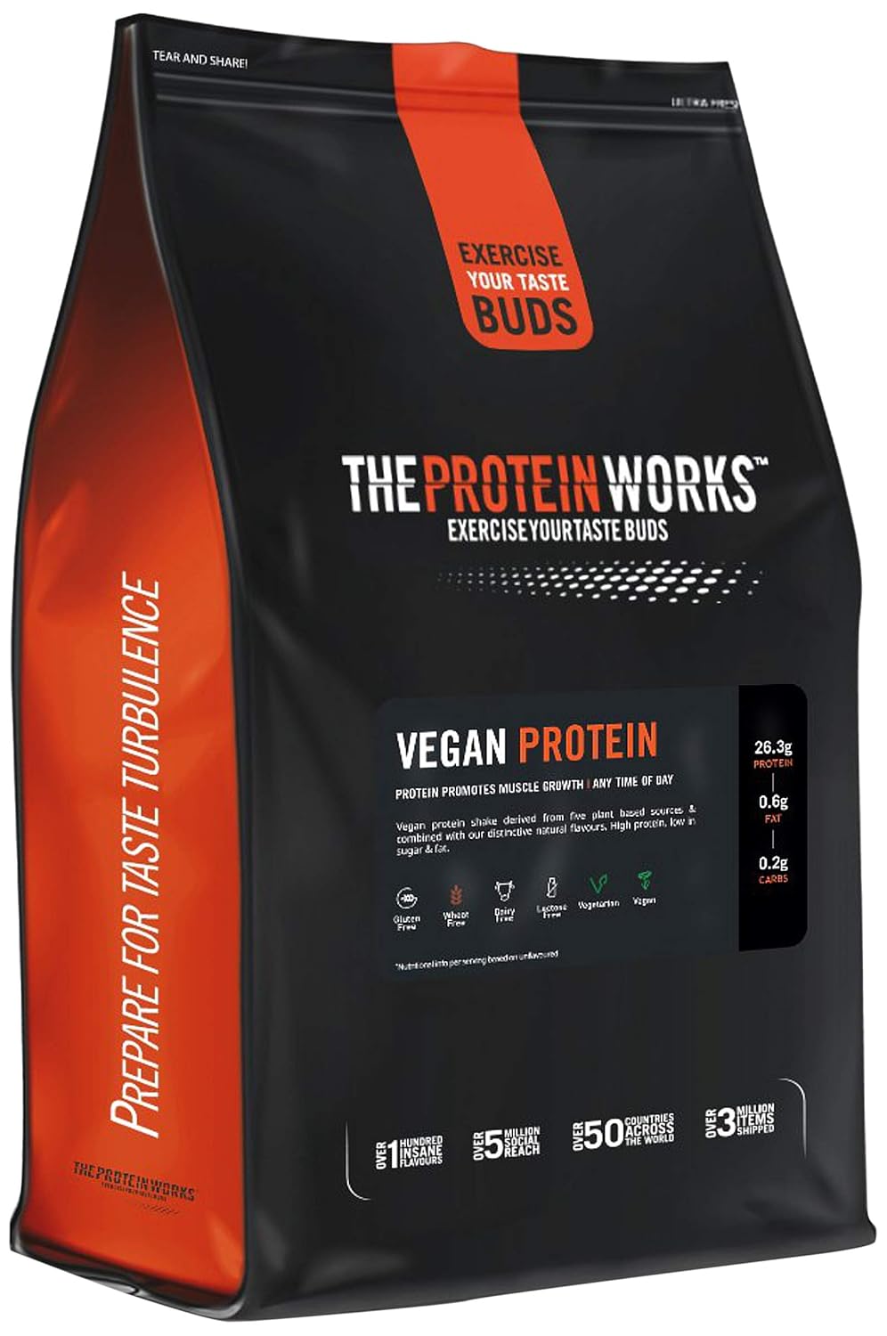 The Protein Works Vegan Dairy Free High Protein Shake, Strawberries and