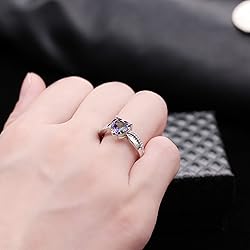Uloveido White Gold Plated Love Heart Anniversary
