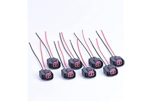 DECKBU 8PCS 2 Pin auto Waterproof Connector USCAR EV6 EV14 Fuel Injector Wiring Plugs Clips Pigtail Cut &Splice Harness for Ford LS2 LS3 LS7…
