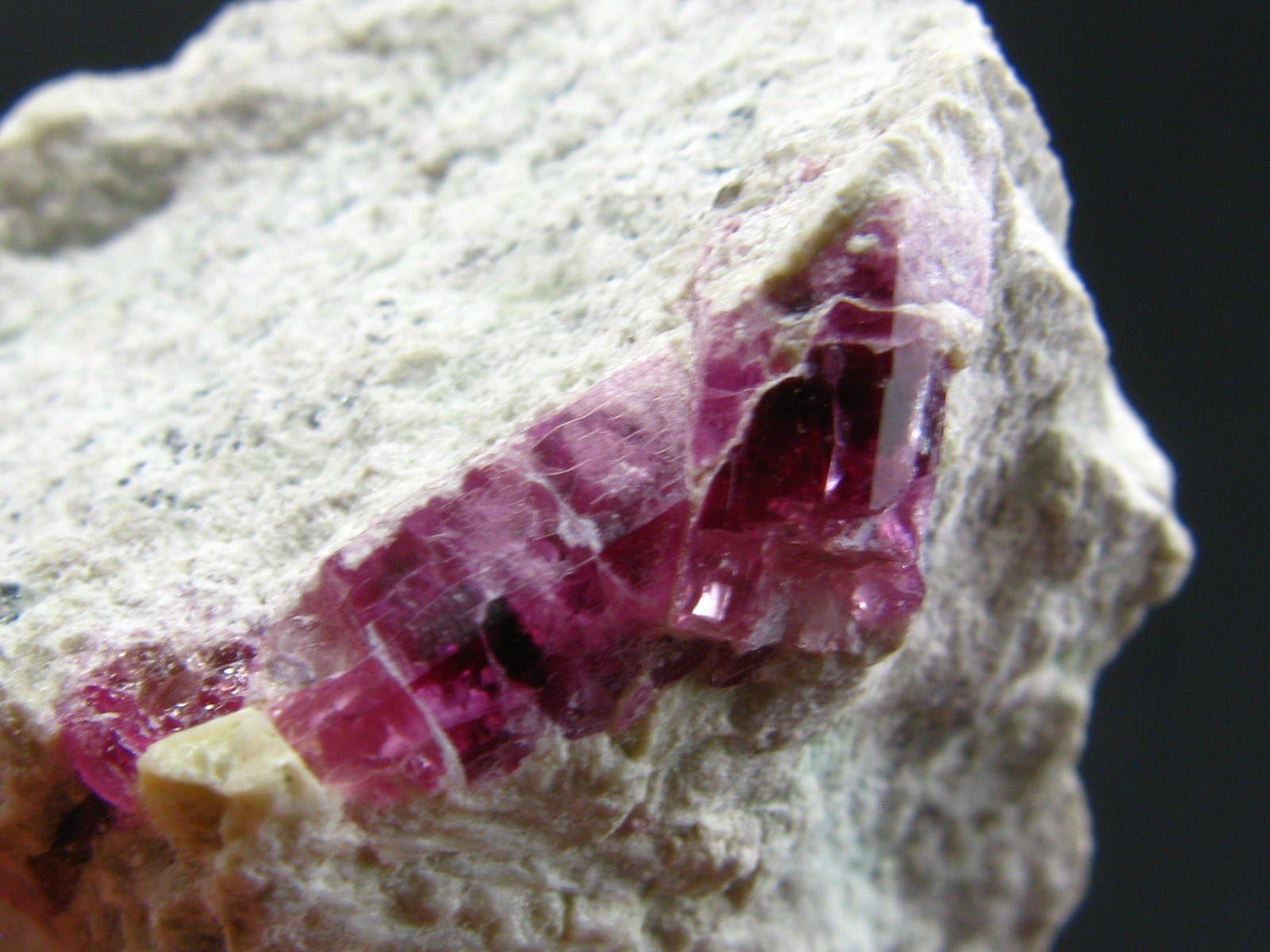 Rare Gem Bixbite Red Emerald Beryl Cluster From Utah USA - 1.7"