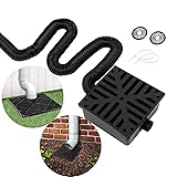 UNI-DRAIN Catch Basin Downspout Extender, Gutter