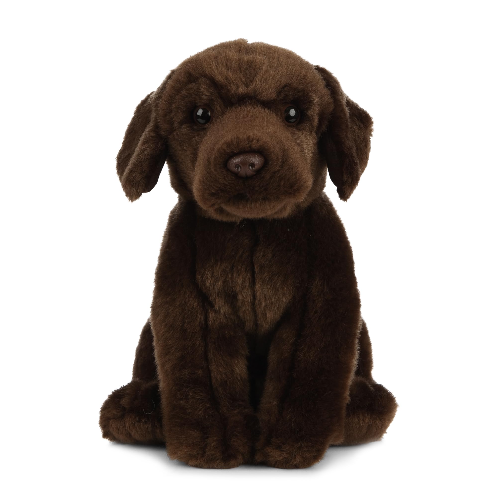Living Nature Chocolate Labrador Soft Toy – 20cm Brown Realistic Cuddly Dog Plush – Stuffed Animal Gift for Kids & Dog Lovers — image 1