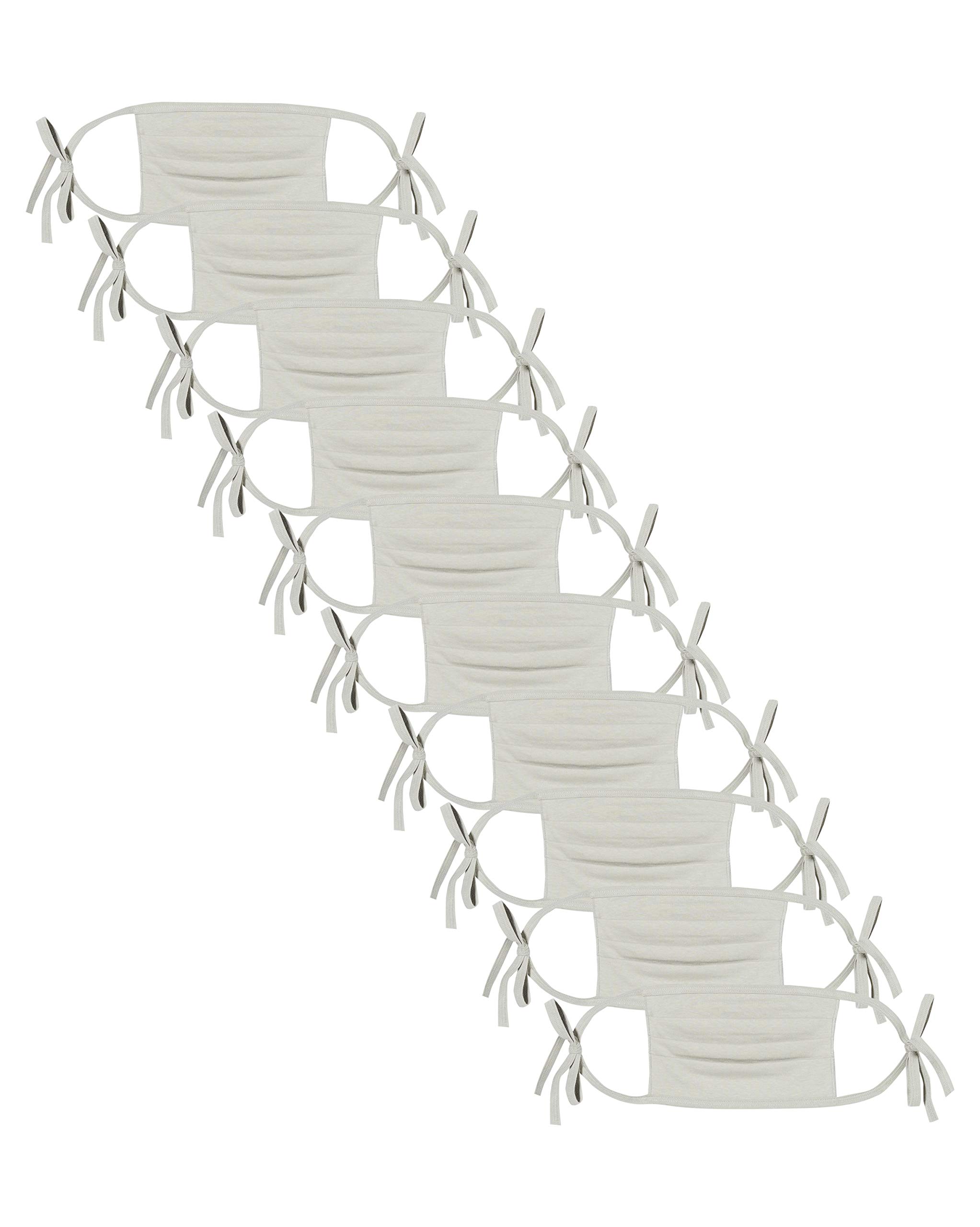 Oscars Apparel Pleated Adult Face Mask Self-Tie 10 Pack Adult Self Tie Mask