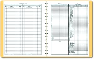 Dome 612 Bookkeeping Record, Tan Vinyl Cover, 128 Pages, 8 1/2 x 11 Pages