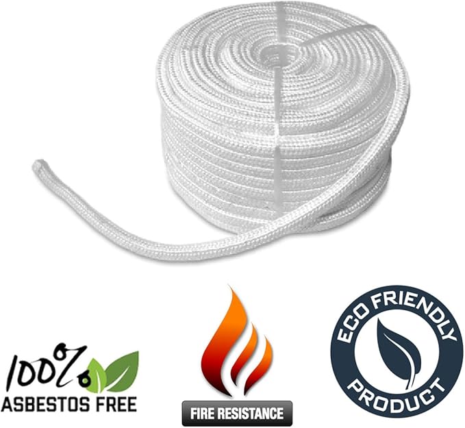 16mm Stove Rope Door Seal for Log/Multifuel/Wood Burners (5m) Amazon