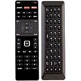 New XRT500 QWERTY Keyboard with Back Light Remote Replacement fit for VIZIO TV M43-C1 M49-C1 M50-C1 M55-C2 M60-C3 M65-C1 M70-