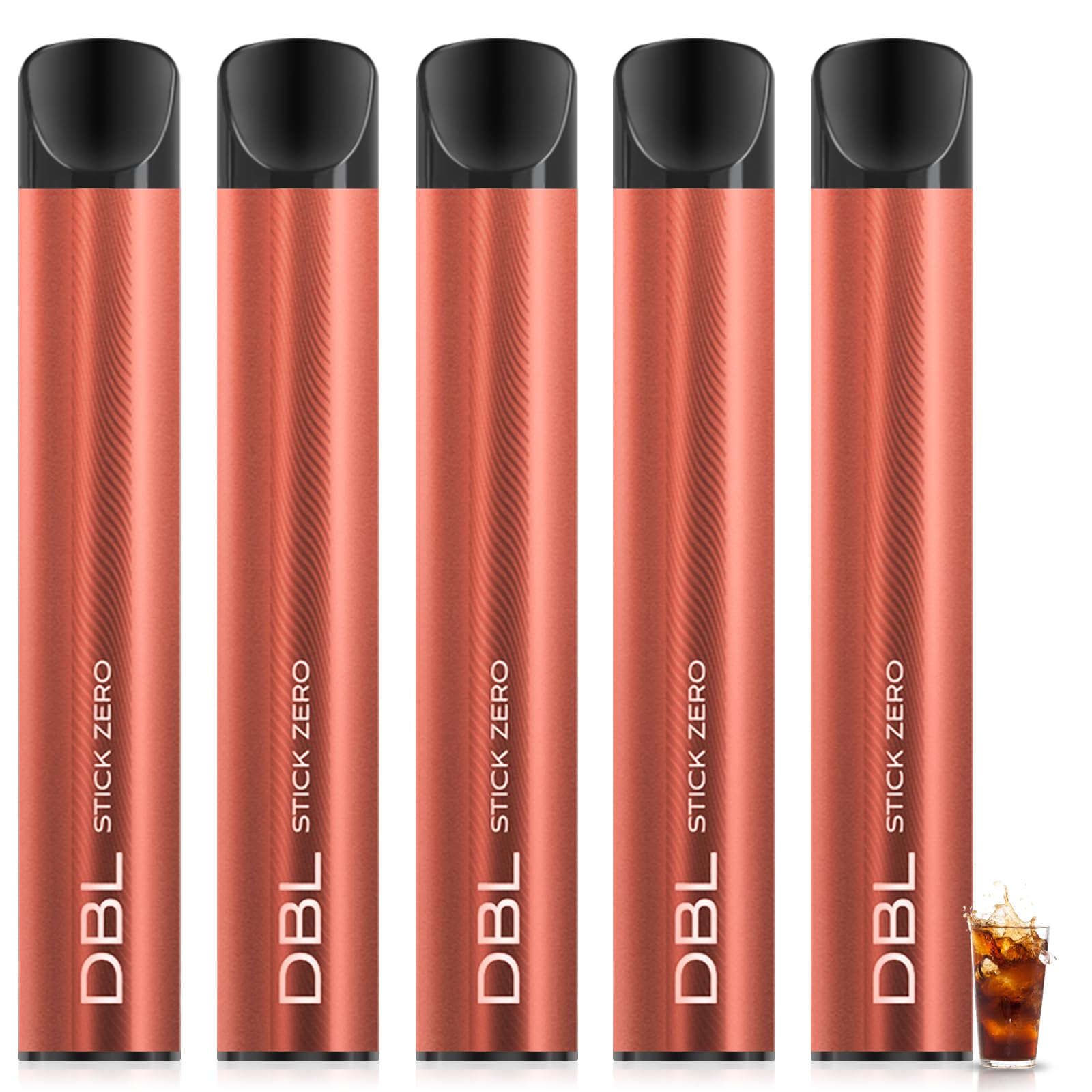 DBL 電子タバコ 使い捨て 持ち運び シーシャ コーラアイス 5本入り 7500回吸引可能 VAPE ベイプ 大容量 禁煙パイポ 爆煙 水蒸気タバコ 禁煙サポート ニコチンなし タールなし STICK ZEROシリーズ の商品画像