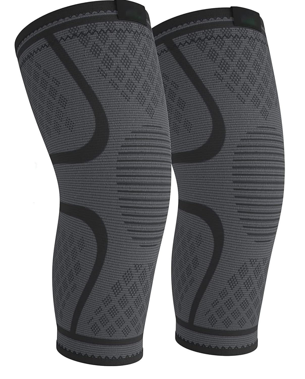 Wicket Knee Brace for Pain Relief and Support – 2-Pack Compression Knee Sleeves for Men and Women, Knee Support for Running, Sports, Arthritis, Meniscus Tear, ACL Injury Recovery S-XL