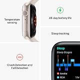 Apple Watch Series 8 GPS 45mm Starlight Aluminium Starlight Sport Band Renewed view 5
