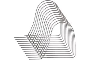 A1FISHER Stainless Steel Bait Pin Combo 4.5" for Rigging Bait in Crab Trap, Silver