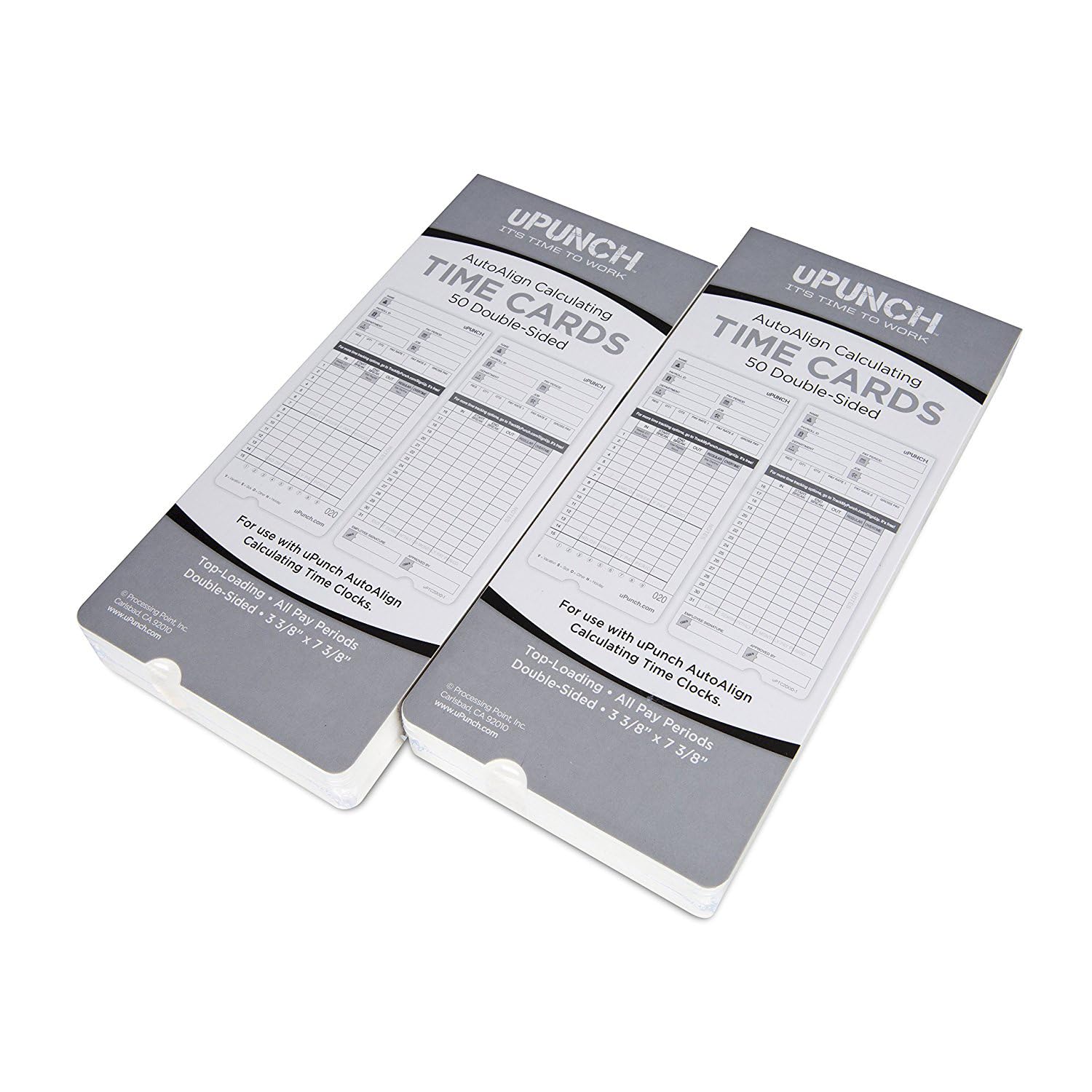 Photo 1 of 100 uPunch Time Cards for HN4000