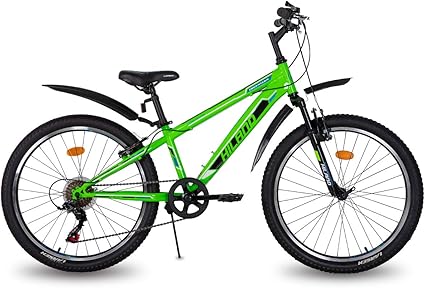 mountain bike with lockout suspension