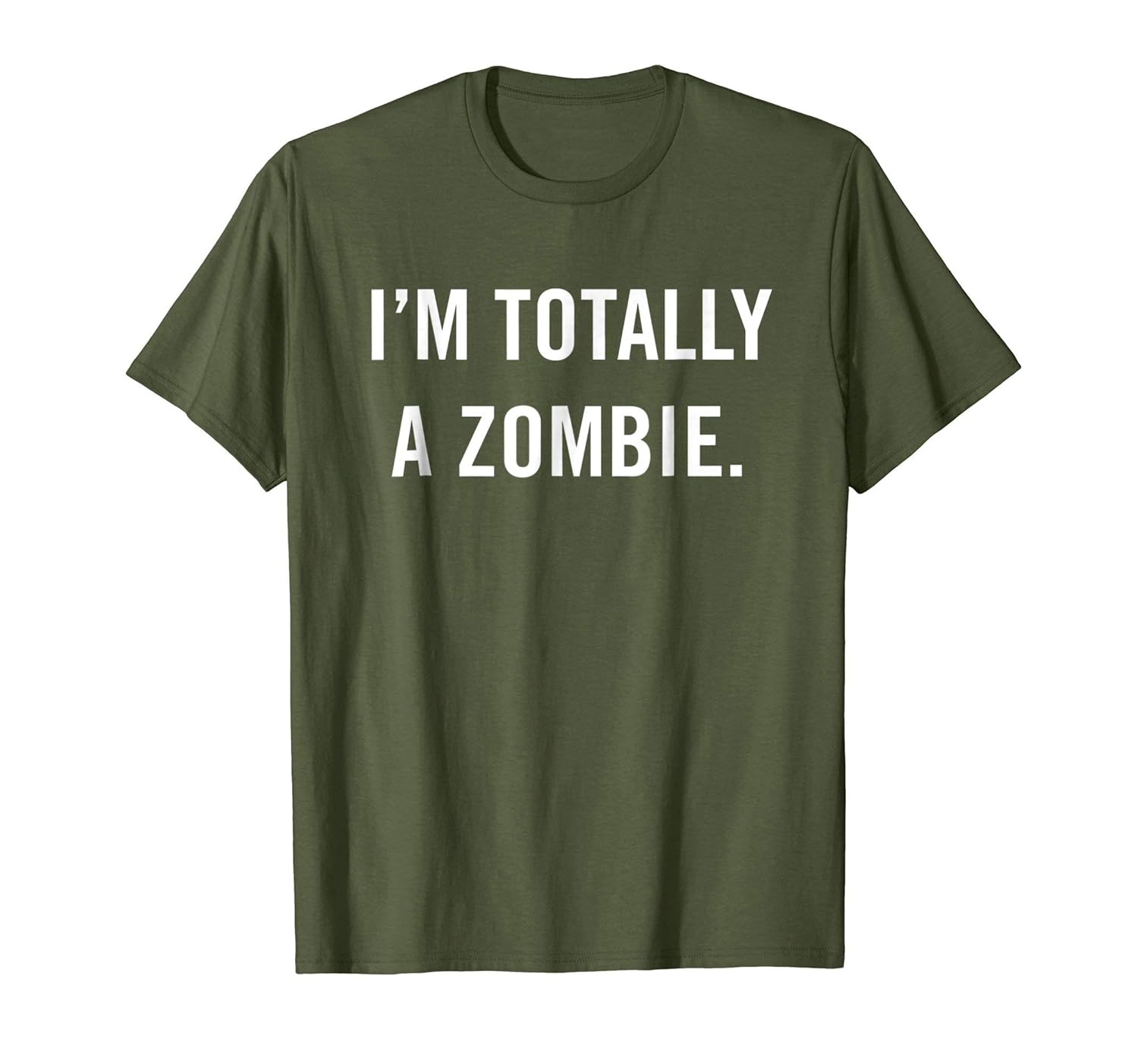 Easy Halloween Costume - Im Totally a Zombie tshirt- TPT