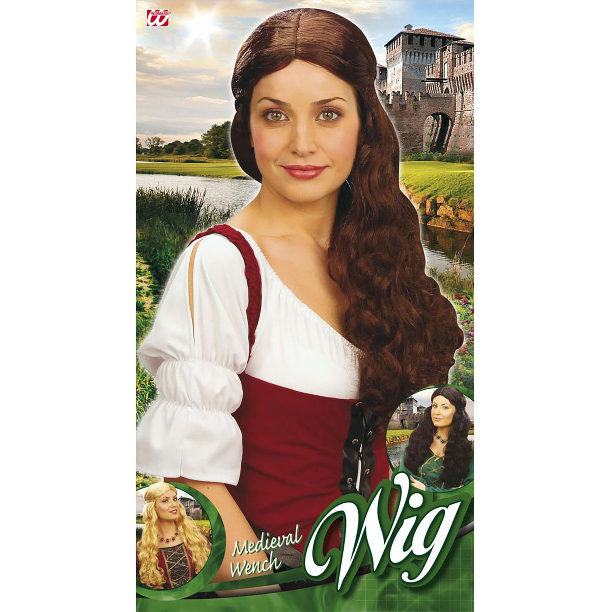 Medieval Wench Polybag Wig for Hair Accessory Fancy Dress