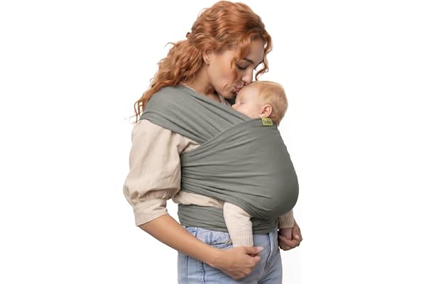Boba Baby Wrap Carrier – Original Baby Sling Carrier for Newborns (7–35 lbs), Soft, Secure, Hands-Free & Ergonomic, Ideal for