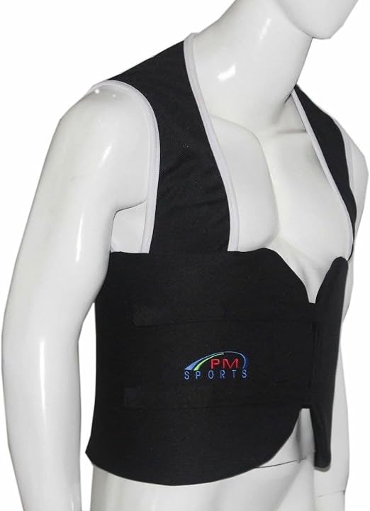 Gilet De Protection Côtes Karting Adulte - Réglable, Léger, En Polyester, Bleu, 85 Cm