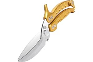 GAIFONGRE Poultry Shears Heavy Duty,Kitchen Shears,Multi-purpose Stainless Steel Kitchen Scissors for Christmas Turkey Food Rigid Bones, Chicken,Fish,Meat,Separable easy to clean thoroughly,Dishwasher Safe.